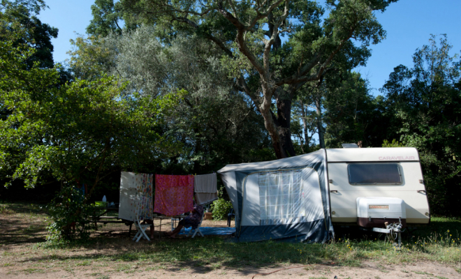 Emplacement de camping, Porto-Vecchio, La Ferme d'Alzetta